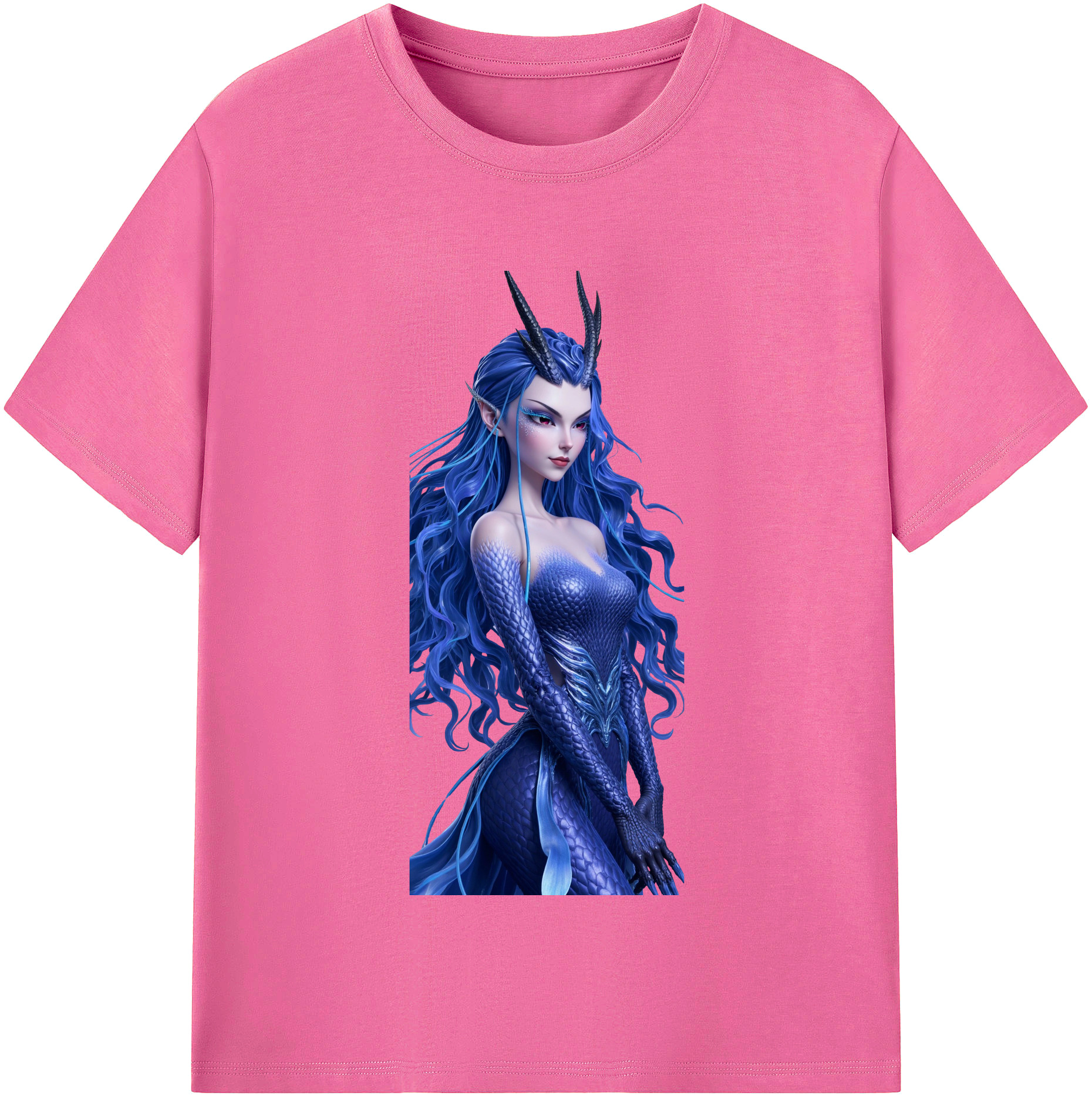 （画像用） Ne Zha 2 ナタ 魔童の大暴れ レディースカジュアルプリントTシャツ（綿100％）